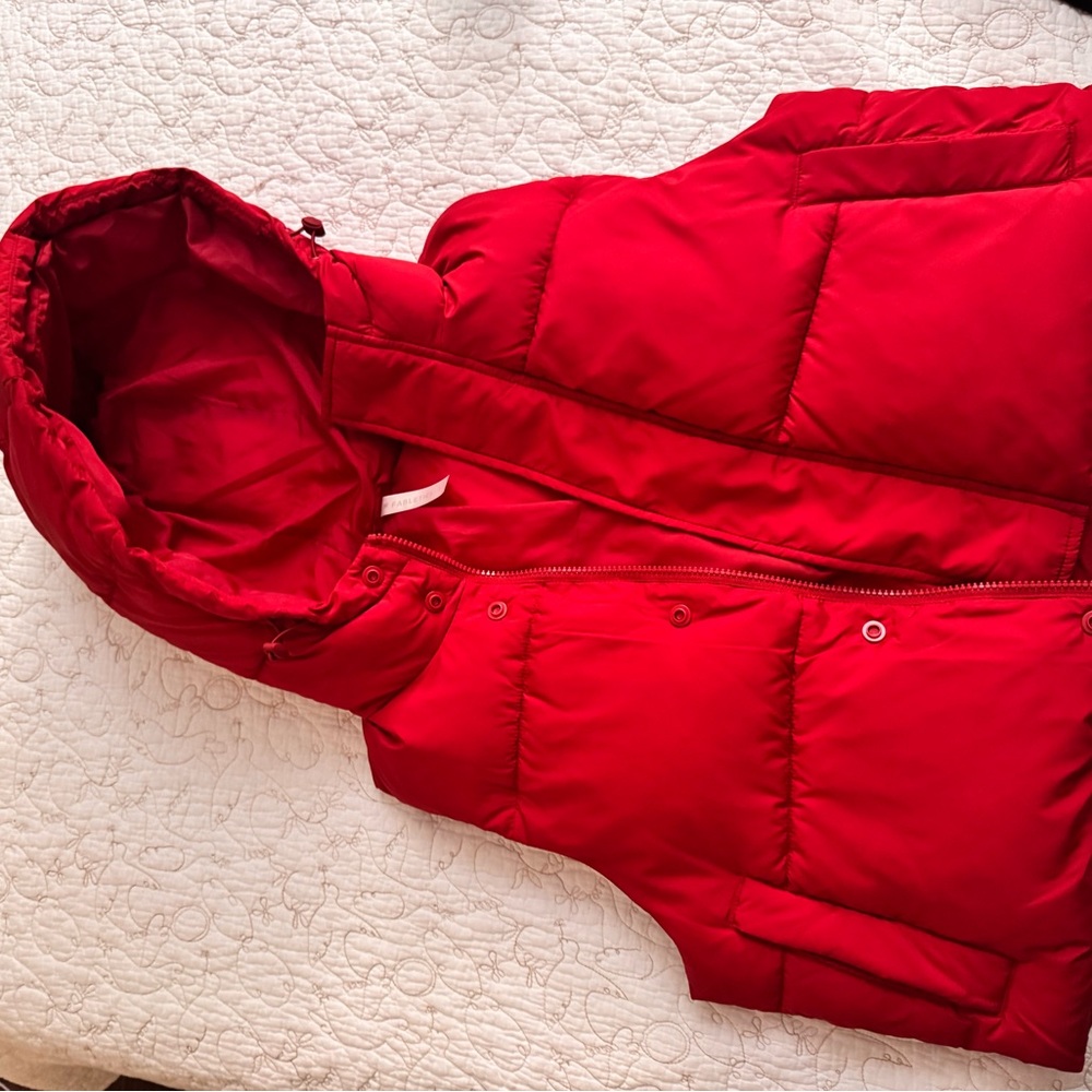 Fabletics Vibrant Red Quilted Jacket - image 3